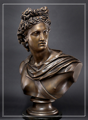 Apollo Belvedere Bronze Bust04